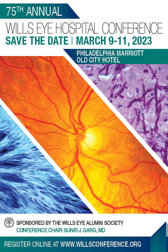 75th Annual Wills Eye Hospital Conference Banner